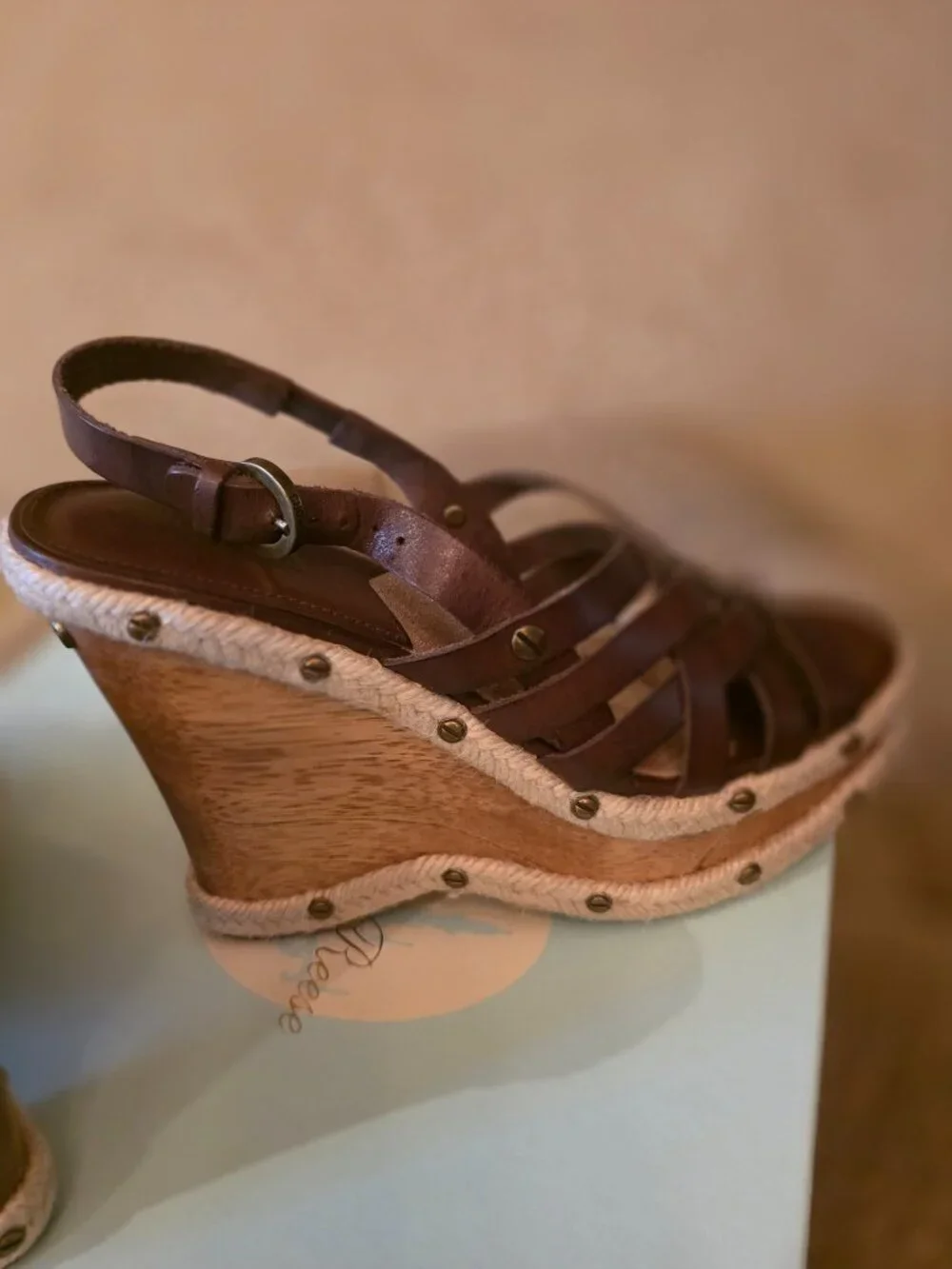 MICHAEL Michael Kors Brown Wedge Sandals
